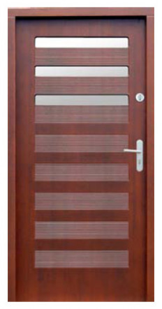 Vchodové dvere drevené P26
