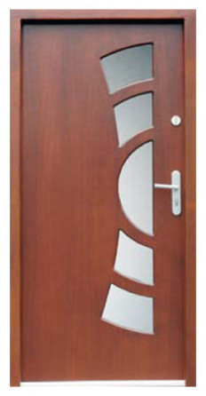 Vchodové dvere drevené P9