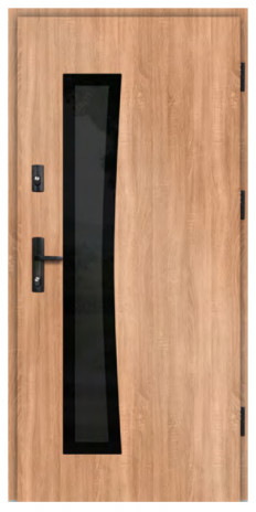 Wiked Premium GLASS 2B  - Set dvere + zárubňa + kľučka