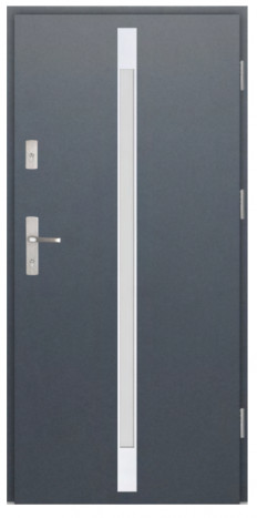 Wiked Premium INOX 5A  - Set dvere + zárubňa + kľučka